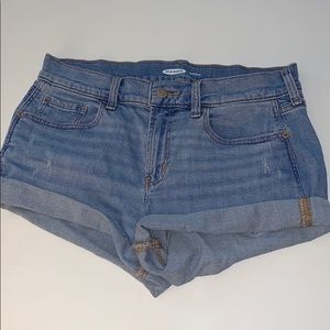 Old Navy Boyfriend Cuffed Jean Shorts